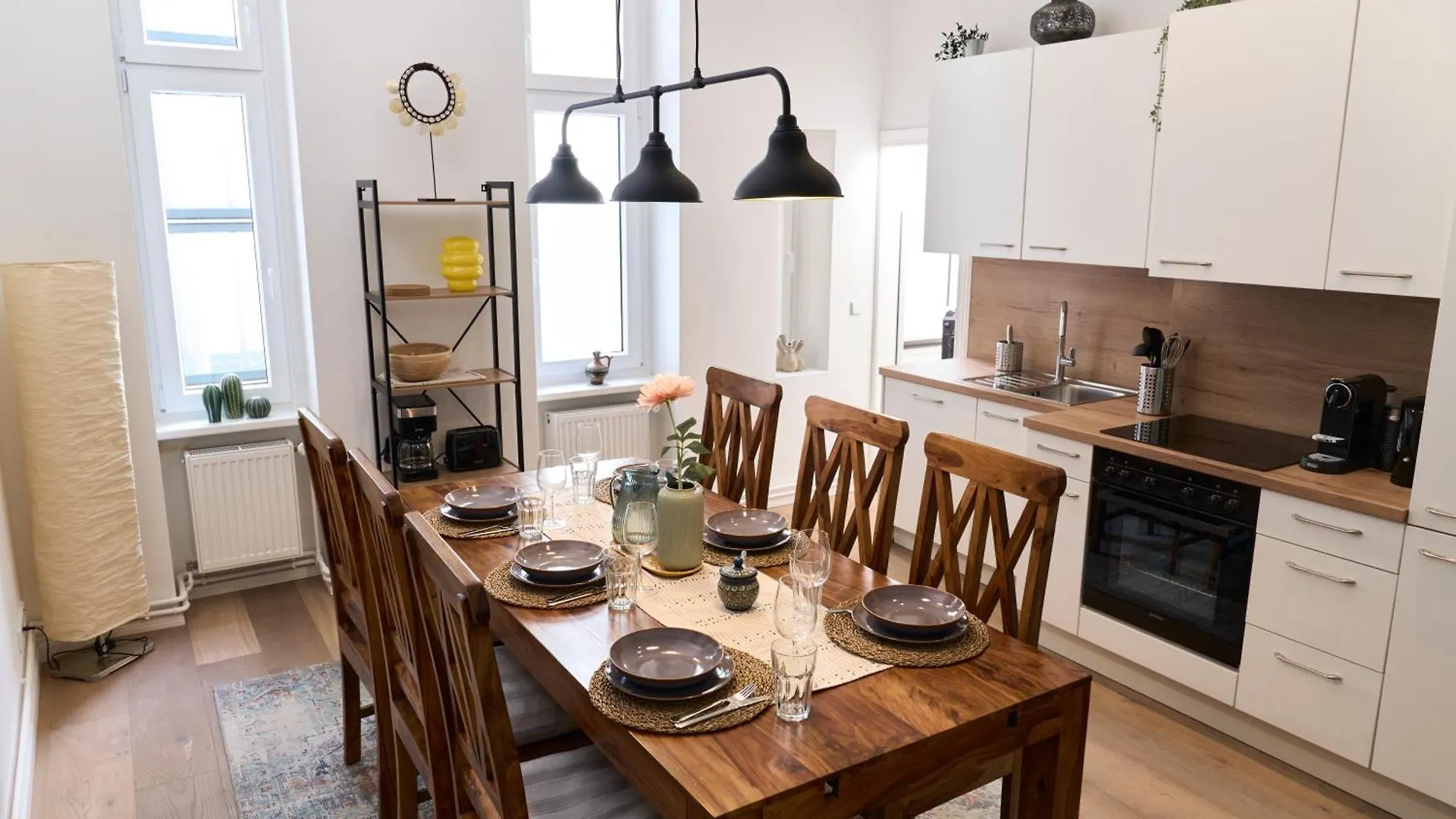 Loftly Kant99 - Zentral - 90M2 - Self Check-In - 300 Mbit Berlin Apartman